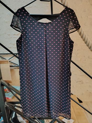 Robe camaïeu bouche bisous