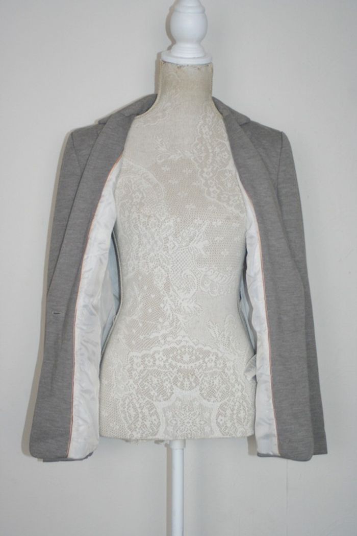 Veste grise H&M taille petit 40 - photo numéro 4