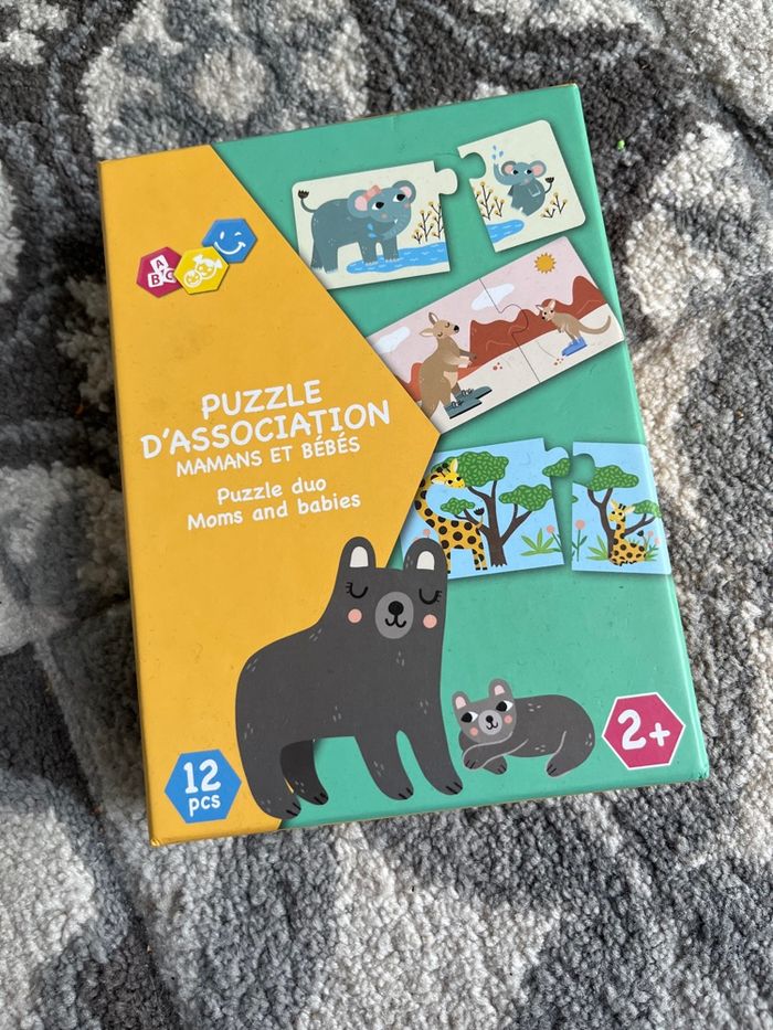 Puzzle  d’association  mamans et bébés