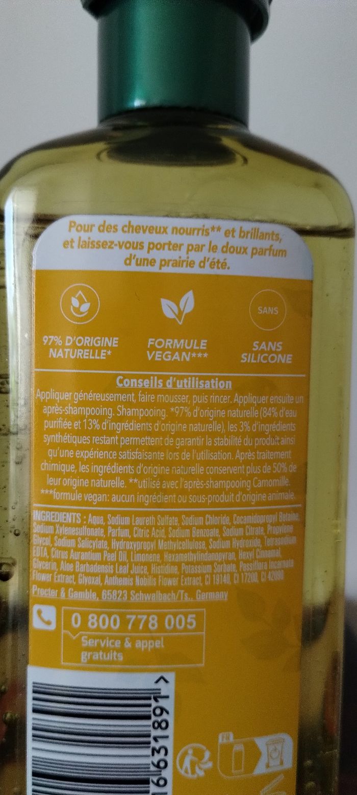 Shampooing camomille - photo numéro 4