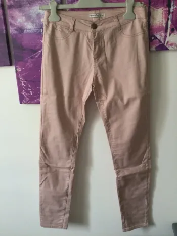 Pantalon rose poudré T36