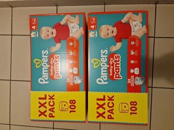 2 pack pampers taille 4 pant