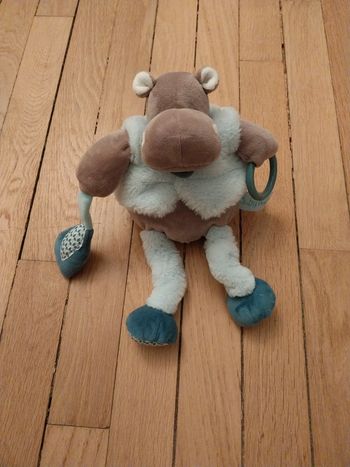 Pantin d'activité Bazile bleu Baby Nat