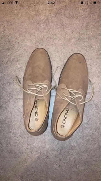 Chaussure homme pointure 42