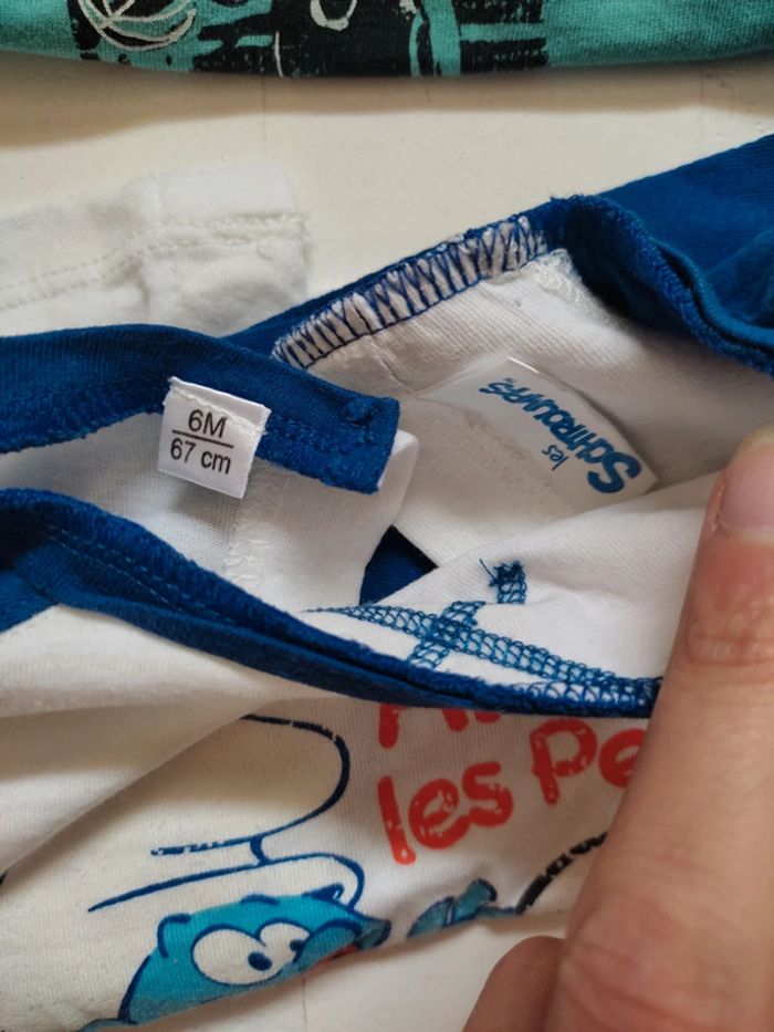 Lot de 6 Hauts 3/6 mois - photo numéro 4