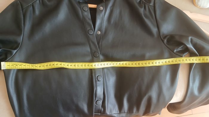 robe simili cuir  noire - photo numéro 7