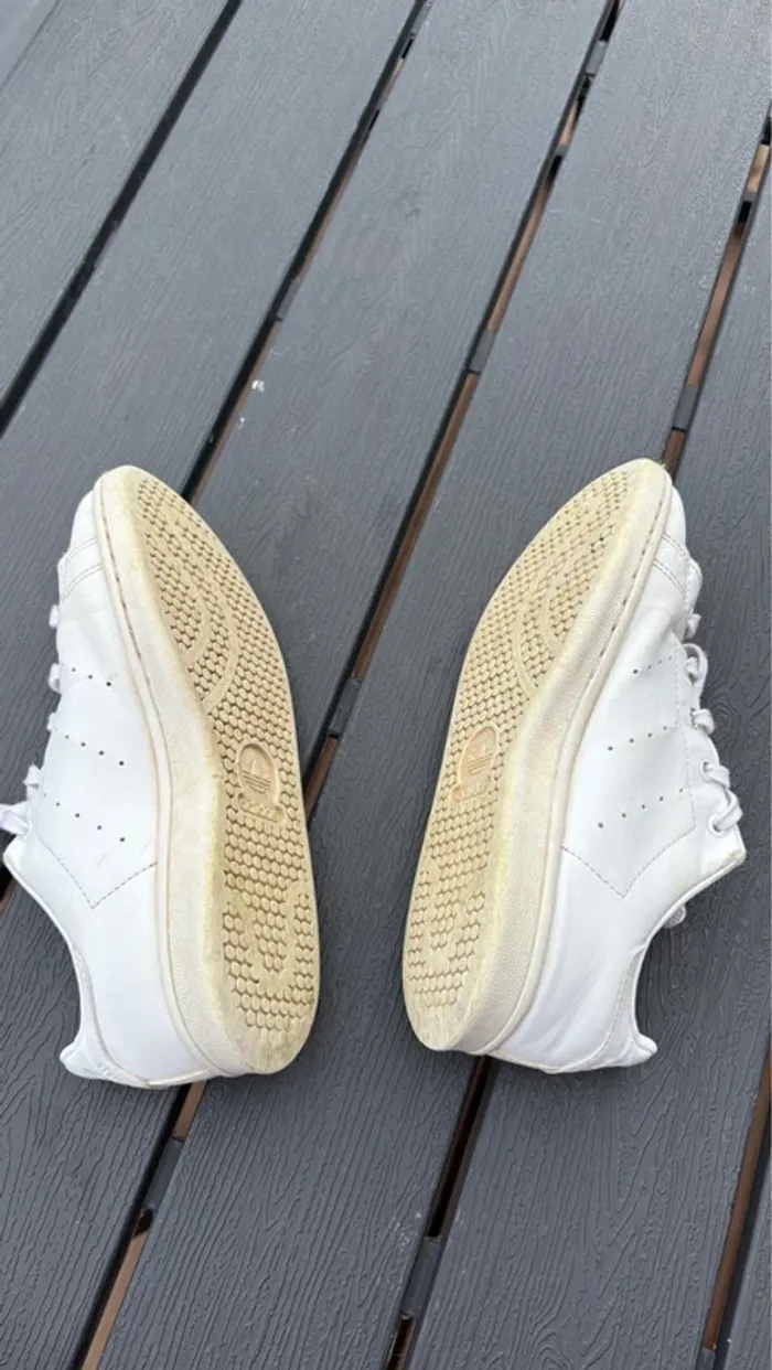 Baskets basses blanches adidas Stan smith taille 33 - photo numéro 5