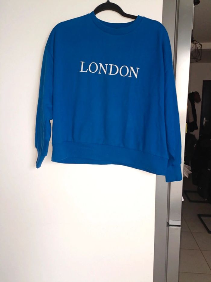 Pull bleu "london" - C&A - Taille S