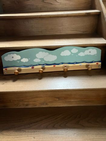 Patère en bois