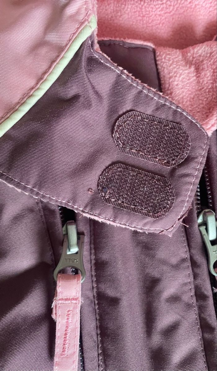 combinaison de ski bébé fille 2 ans 86/93 cm decathlon rose prune imperméable - photo numéro 8