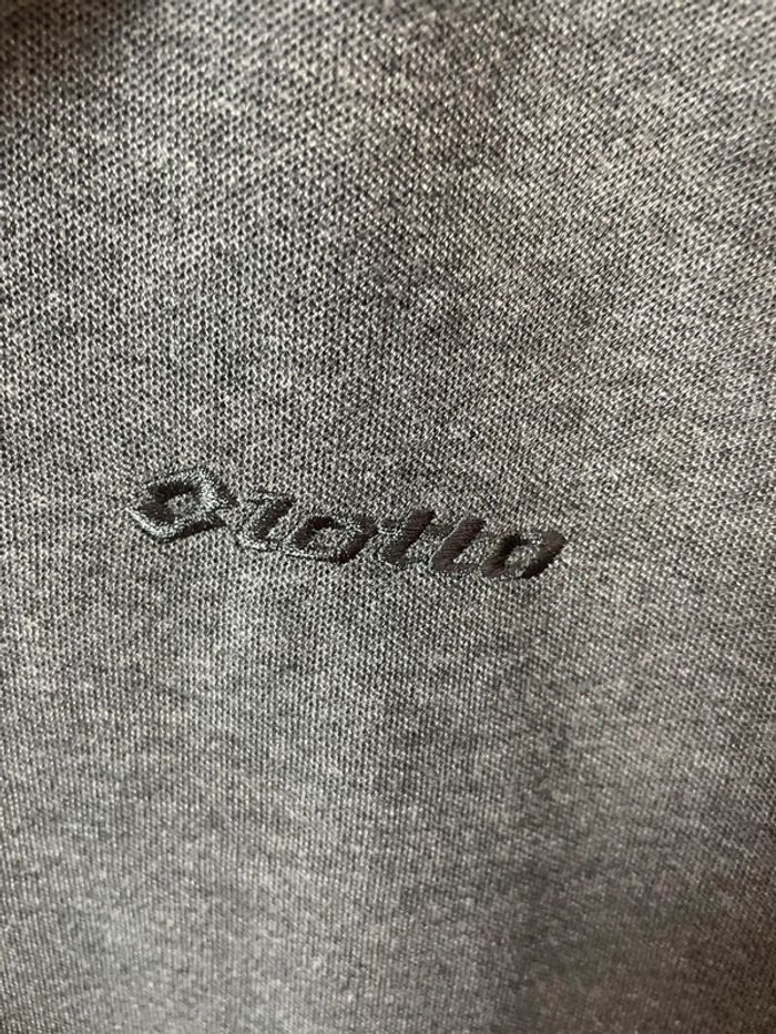 Polo Lotto homme – Taille XL – Gris anthracite en parfait état - photo numéro 2