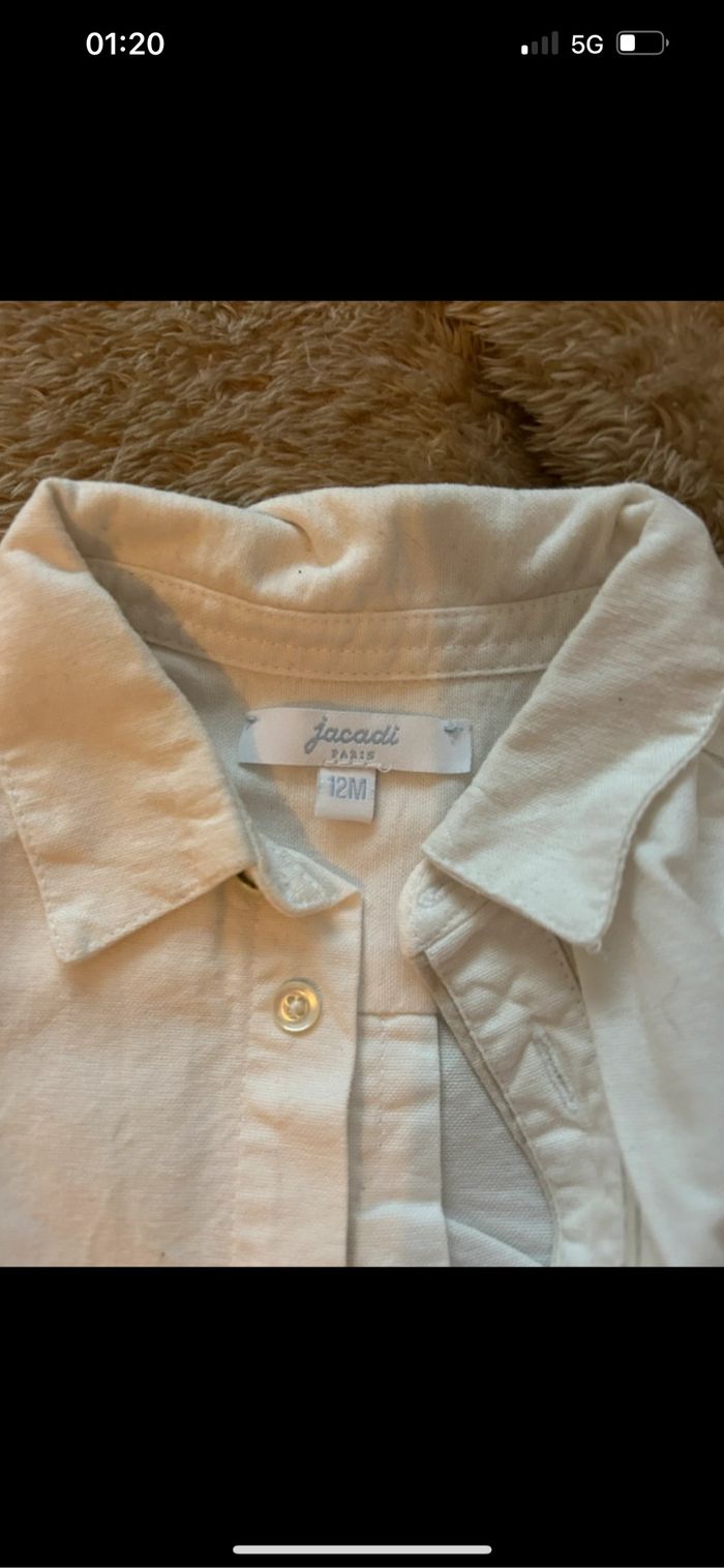 Chemise jacadi blanche - photo numéro 2