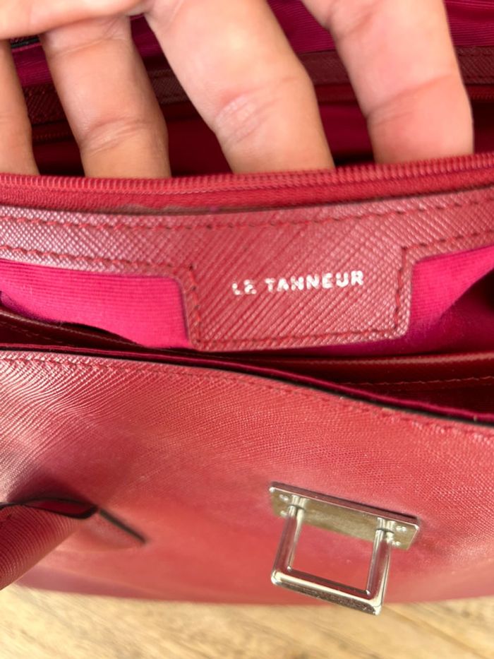 Sac en cuir le tanneur bordeaux - photo numéro 6