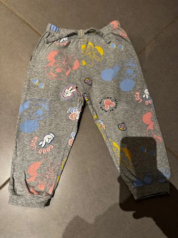 Pantalon de pyjama - Disney - Têtes de Minnie  - Gris - 3/4 ans