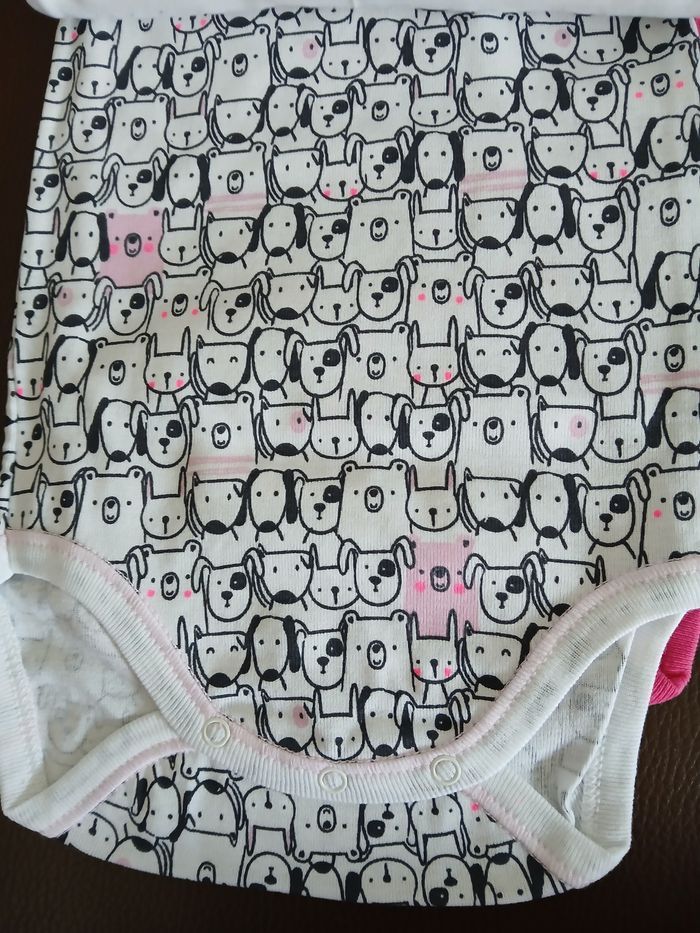 lot de 3 bodies fille manches courtes absorba 18 mois - photo numéro 3