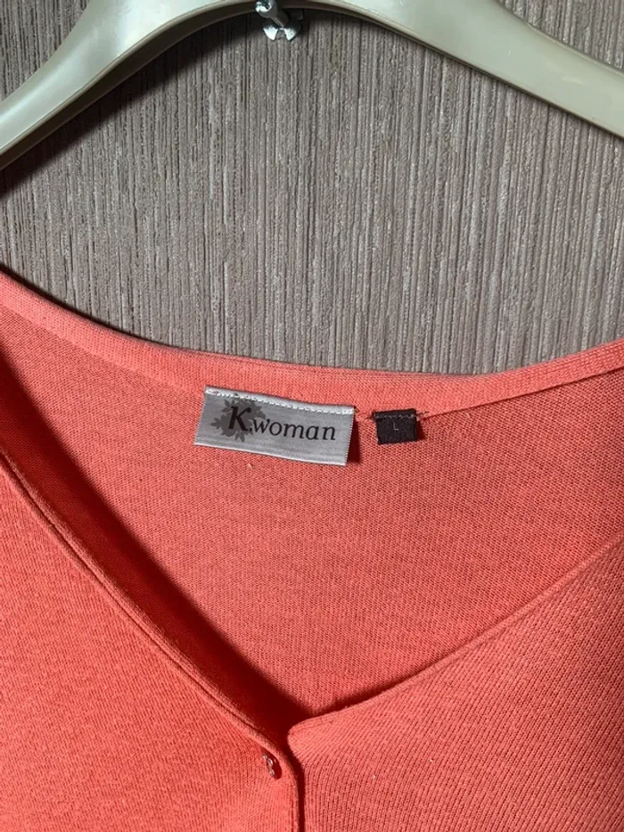 Beau gilet fin corail - photo numéro 2