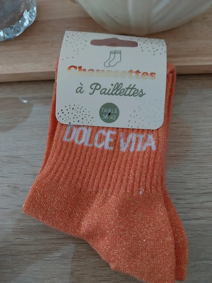 Chaussettes à paillettes Dolce Vita