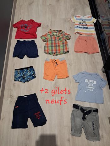 Lot 12 mois bébé garçon neuf