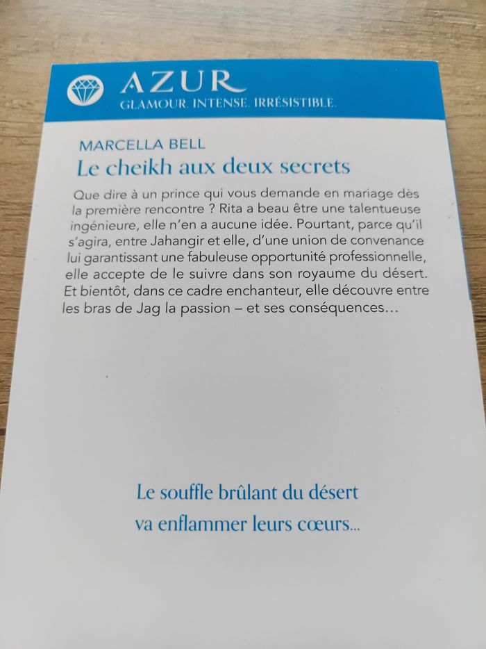 Le cheikh aux deux secrets par Marcella Bell - photo numéro 2
