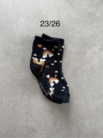 Chaussettes arc en ciel 23/26