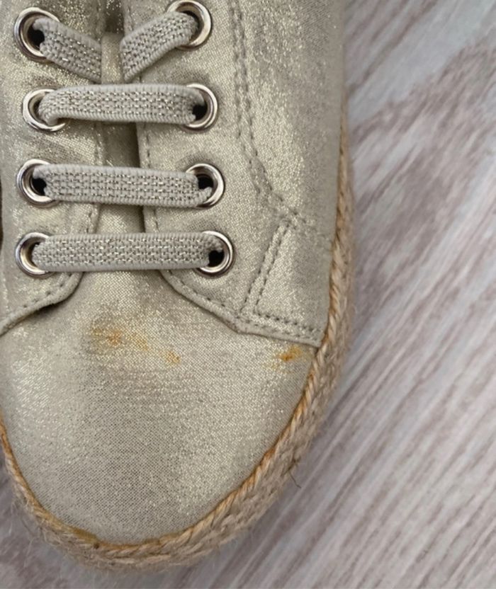 Chaussures, espadrilles, lacets, élastiques  taille 29, Okaïdi neuves - photo numéro 2
