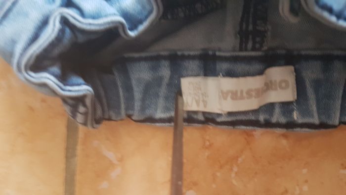 Jeans slim fille 4 ans bleu Orchestra - photo numéro 3