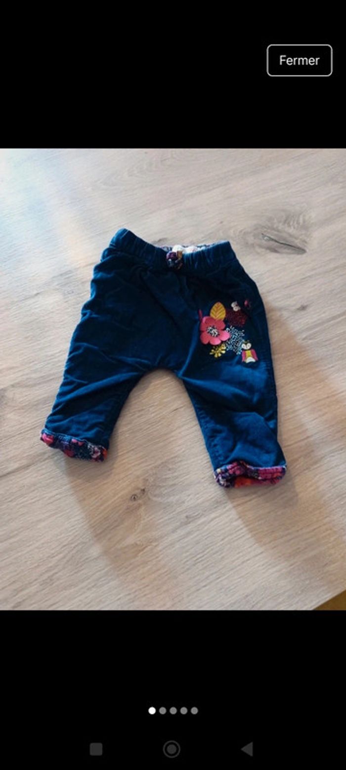 Pantalon velours la compagnie des petits 3 mois