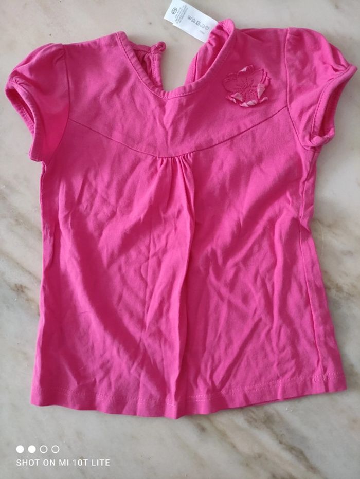 Tee shirt fushia C&A