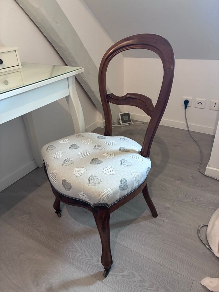 Chaise de style Louis-Philippe époque Second Empire