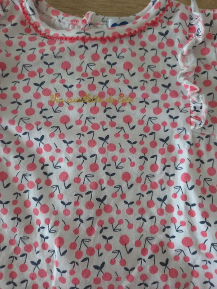 Ensemble bébé fille fleuri 12 mois - photo numéro 3