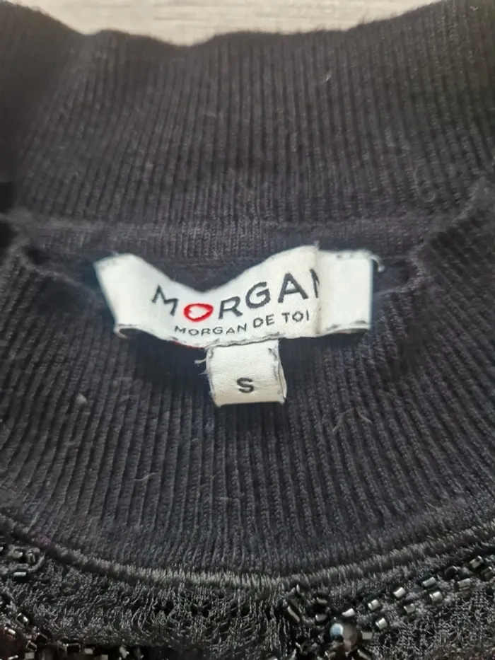 Pull Morgan noir taille S - photo numéro 3