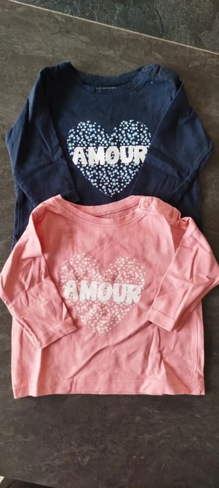 Polo manches longues "amour" - photo numéro 2