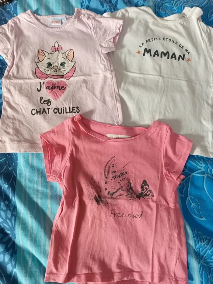 T shirt manches courtes 2 ans