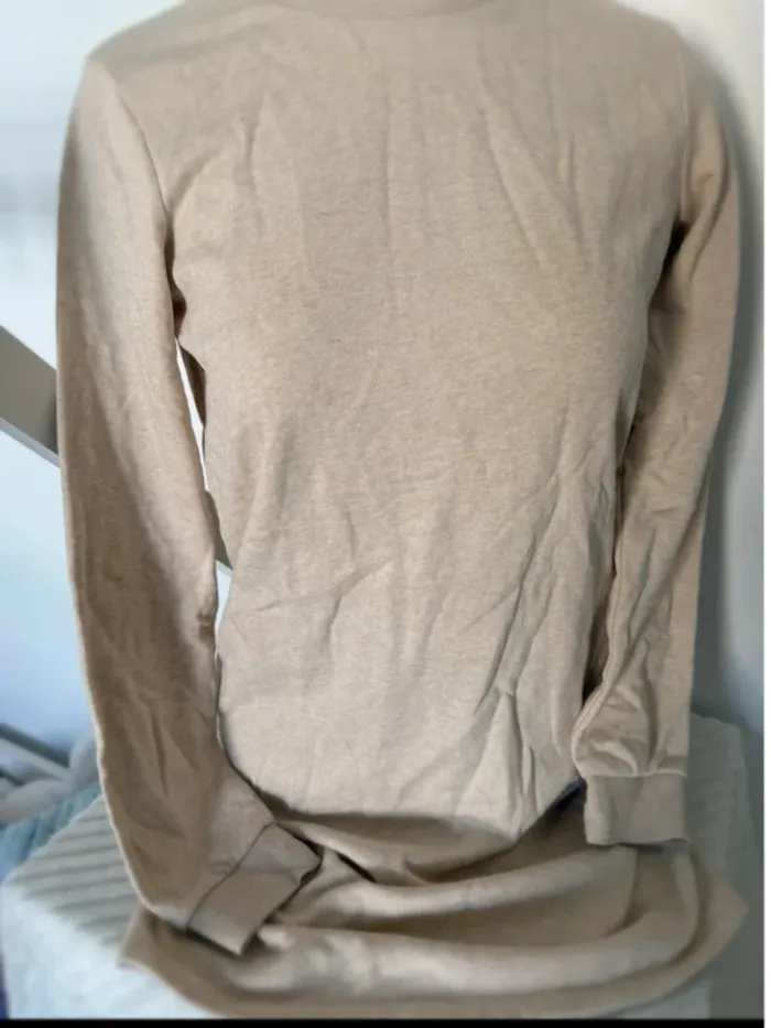 Robe beige clair - basique doux - photo numéro 2