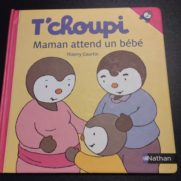 Livre enfant Nathan T'choupi maman attend un bébé