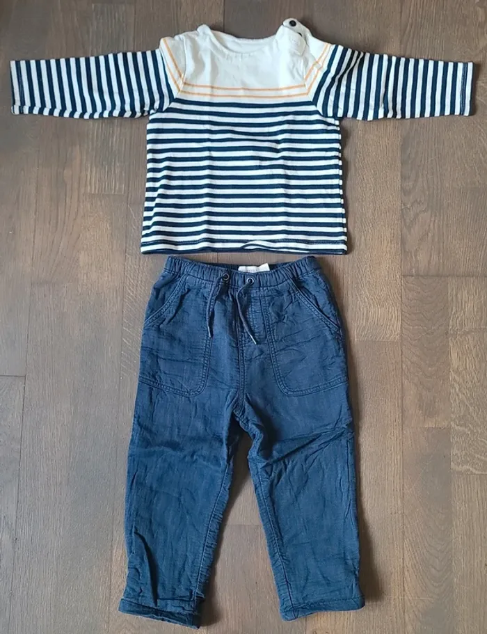 Ensemble pull fin + pantalon