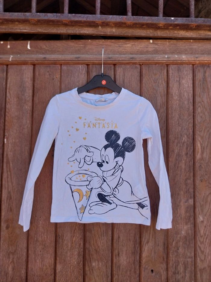 Tee-shirt manche longue fille 8 ans disney