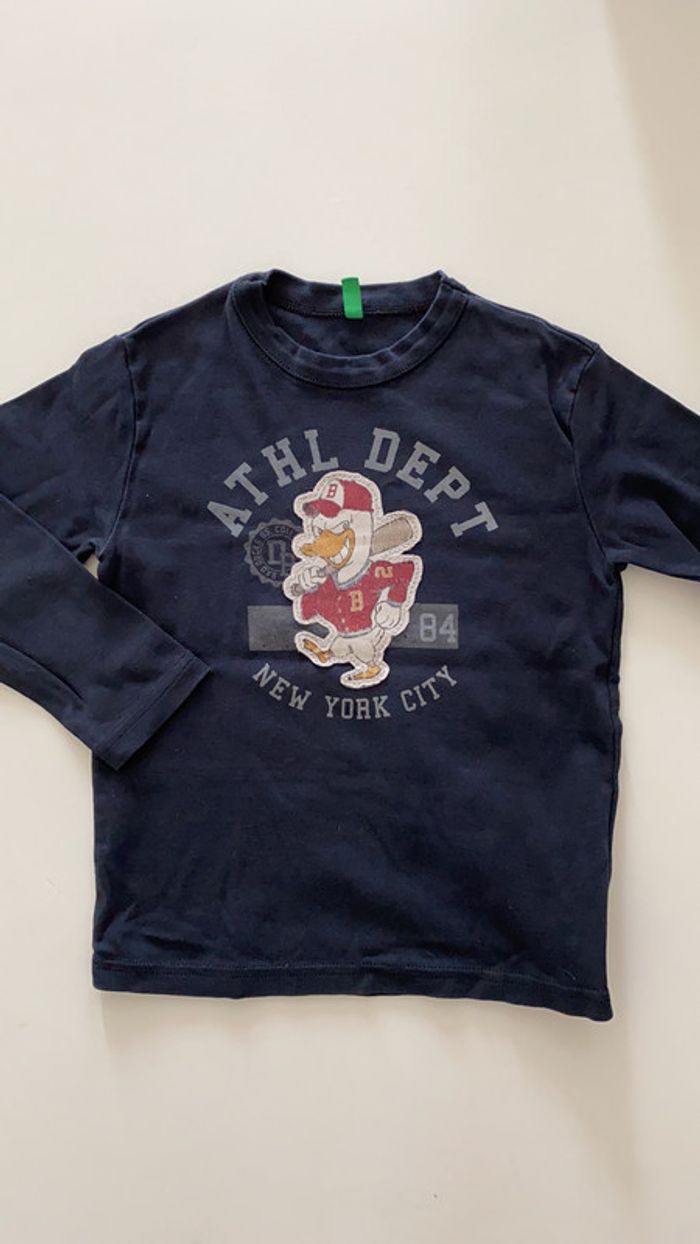 T-shirt longues manches benetton 110