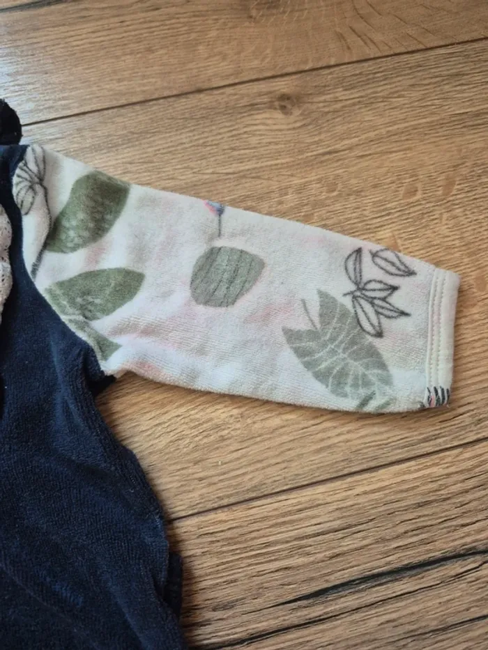 Pyjama velours Petit Bégin “Oiseau”  6 mois 🐦💖 - photo numéro 4