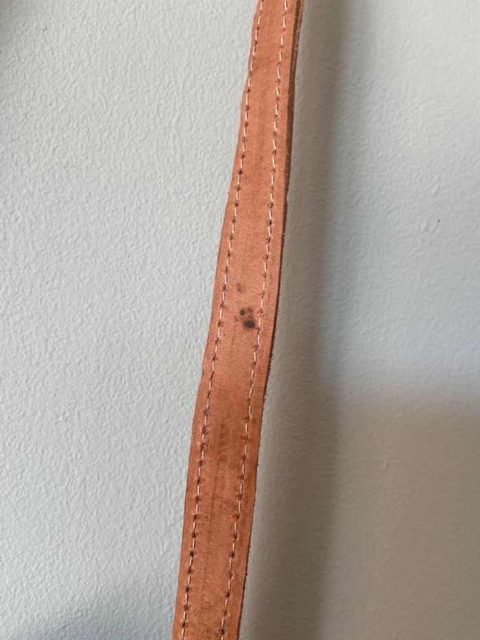 Petit sac en osier tressé et cuir - photo numéro 6