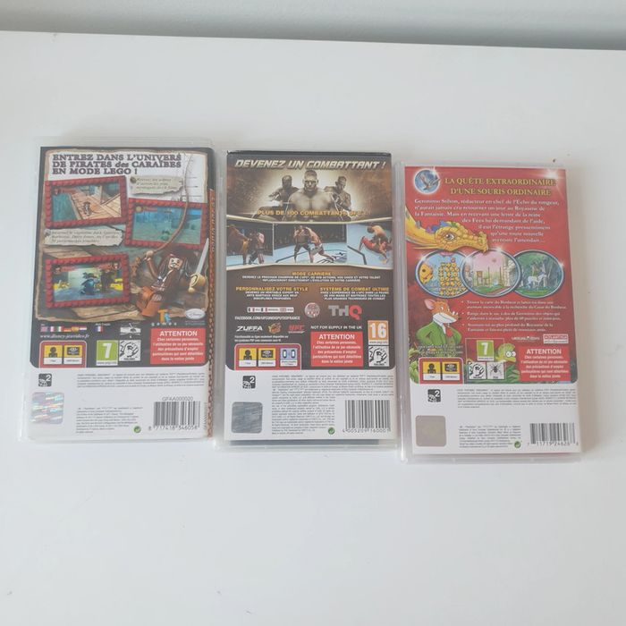 Lot de 3 jeux psp complet - photo numéro 3