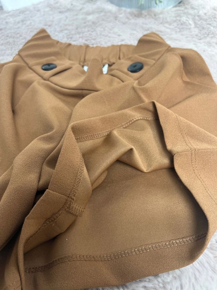 short raffiné et chic camel - photo numéro 3