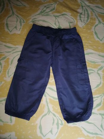 Pantacourt bleu 8 ans