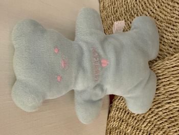 doudou vintage ours bleu fanfoun