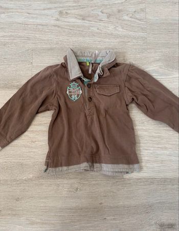 Pull chemise manches longues