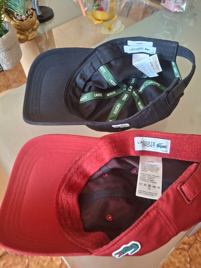 Casquette lacoste jamais mise