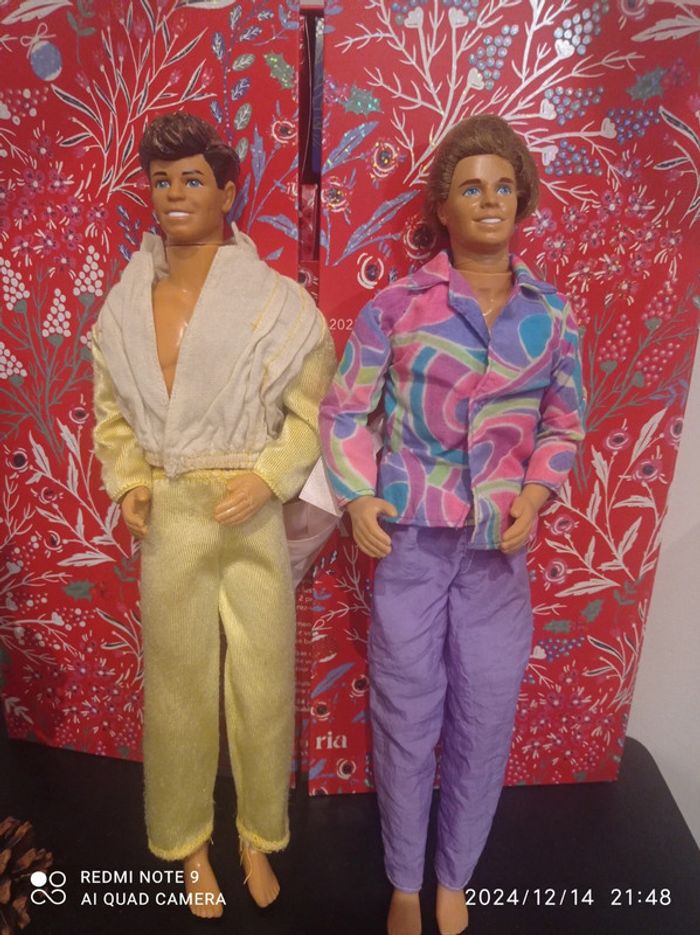 Lot 2 Ken vintage Derek et Ken totally Hair, 1991 - photo numéro 2