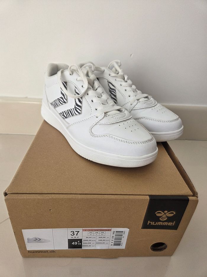 Basket blanche 27 hummel femme - photo numéro 8