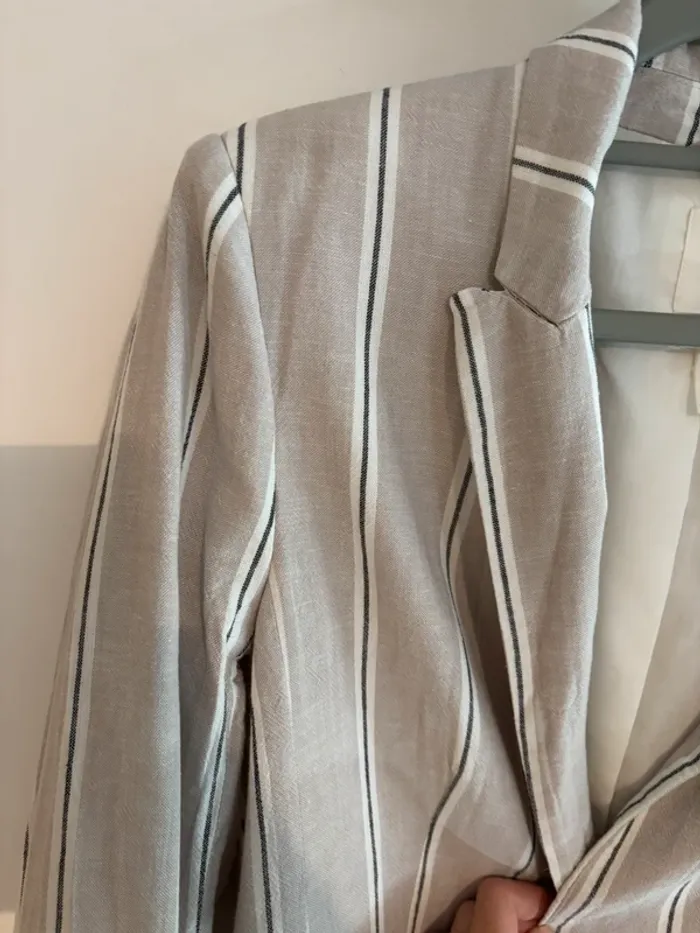 Veste H&M rayée – Taille S (36) - photo numéro 4