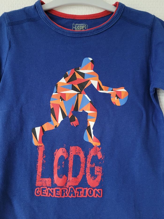 T-shirt bleubroi LCDP 5 ans TBE - photo numéro 3